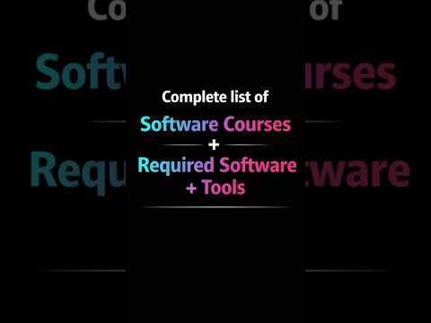 Part 3 Software courses and required software and tools.#shorts #reels #java #viral #tech