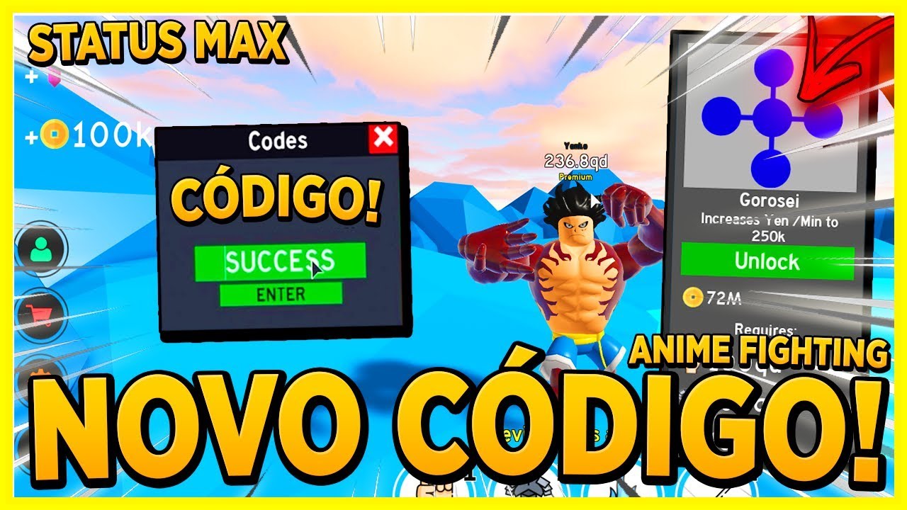 Novo Codigos Status Maximo No Anime Fighting Simulator Frango Youtube - todos os codigos do roblox atualizado 2020 mp3 free download