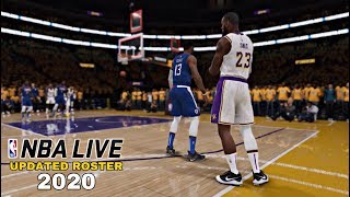 Lakers vs clippers updated 2020 roster nba live gameplay!