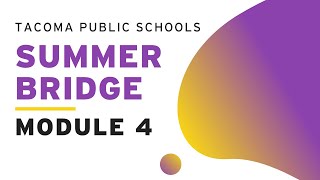 Advanced Placement: 2020 Summer Bridge Module 4