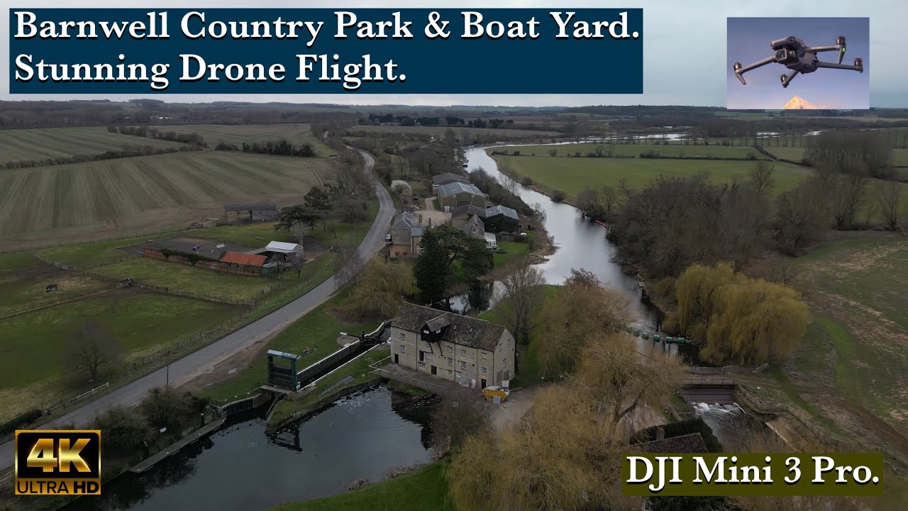 Barnwell Country Park Aerial Tour | Breathtaking Drone Flight 4K | DJI Mavic 3 Classic