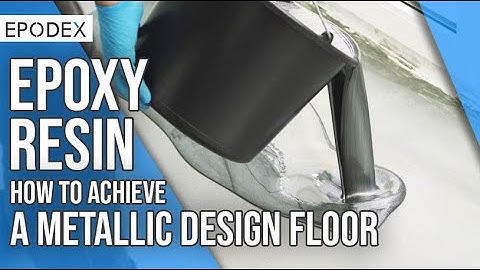EPODEX Complete Guide on How to Achieve a Metallic Designer Floor with Epoxy Resin