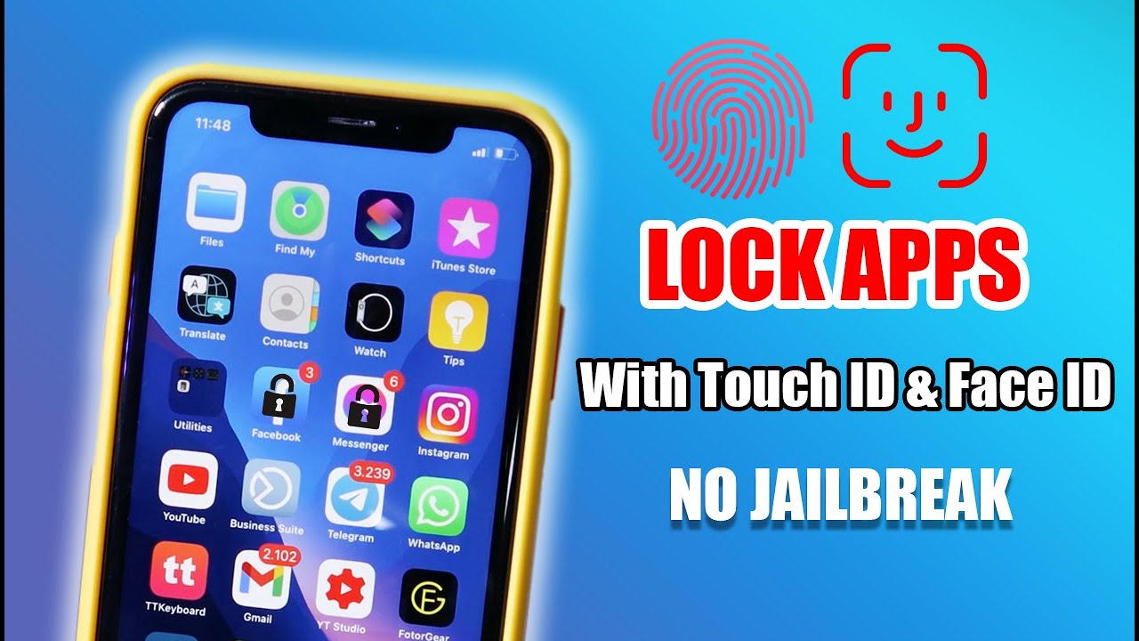 How to Lock Apps With Touch ID or Face ID on iPhone in 2021 - YouTube