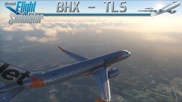 MSFS 2020 A320 Flight from Birmingham (BHX) to Toulouse Blagnac (TLS)