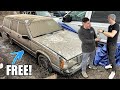 First wash in 12 years free abandoned 1990 volvo 740 wagon detailing and surprising best friend