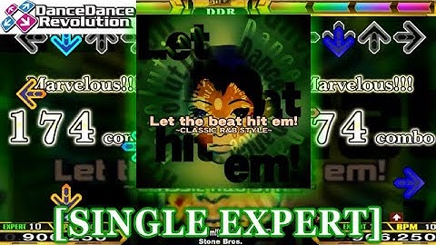 【DDR MAX】 Let the beat hit em! (CLASSIC R&B STYLE) [SINGLE EXPERT] 譜面確認＋クラップ