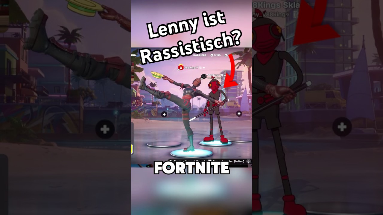 Lenny sagt was Rassistisches = Ende 😂👌#fortnite