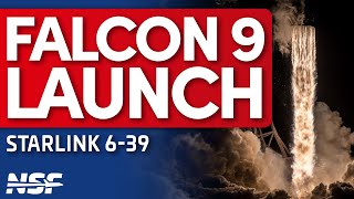 SpaceX Falcon 9 Launches Starlink 6-39
