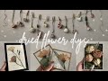 Dried Flower DIYS | aesthetic gifts & decor ideas 🌸