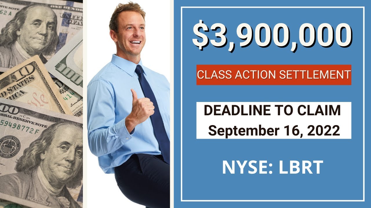 💲3,900,000.00 Class Action Settlement | Deadline LBRT Stock News Today Money Stocks $LBRT