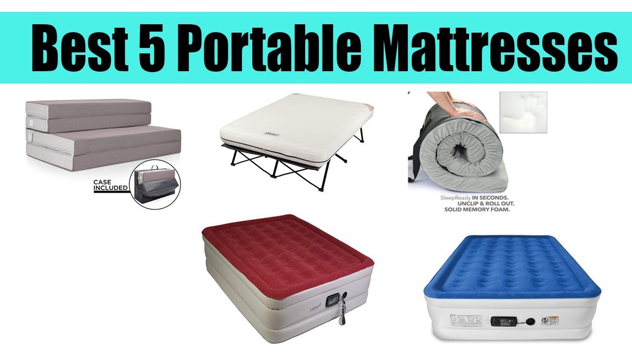 Best 5 Portable Mattresses Review YouTube