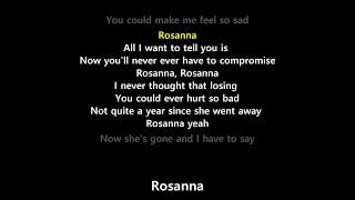Rosanna (Lyrics) - Toto