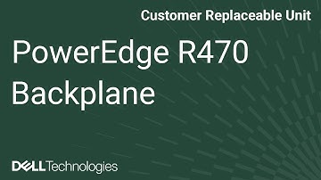 How to replace the backplane on a PowerEdge R470