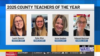 2025 County Teachers of the Year announced