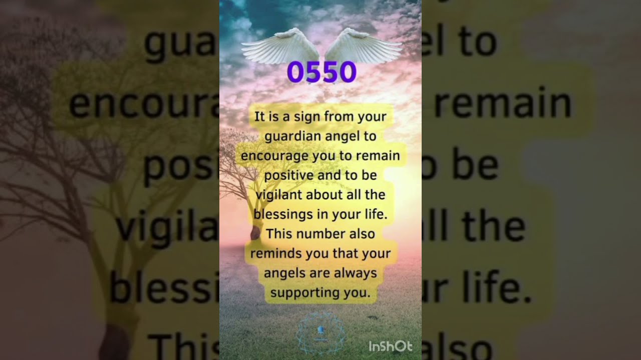 When U See Angel Number 0550 Angelnumber Divinepower Positivevibes Positiveenergy