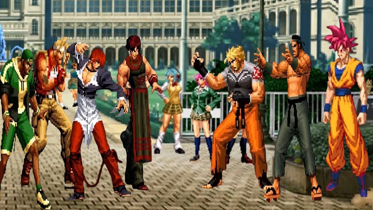 [KOF Mugen] marco rossi Team vs ryo buriki Team - YouTube