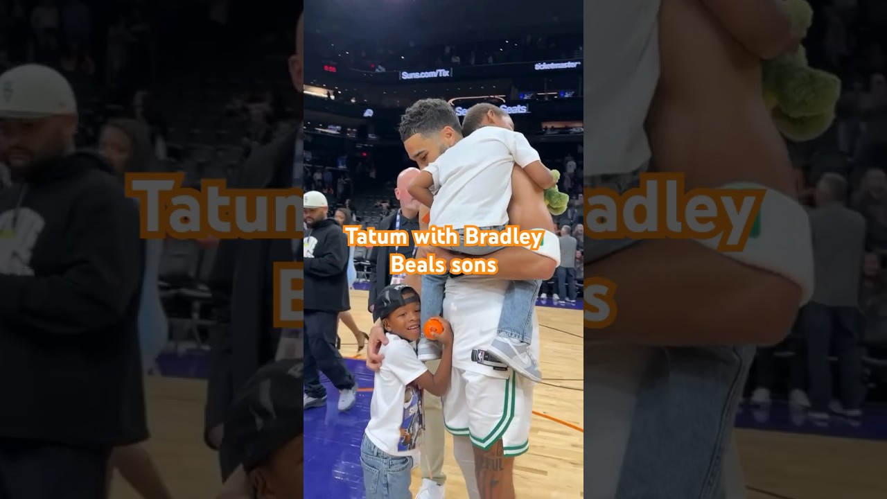 Jason Tatum showing love to Bradley Beal’s sons 🏀❣️