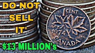 TOP 8 ULTRA CANADA 1 CENT COINS RARE CANADA ONE CENT COINS WORTH A LOT OF MONEY COINS WORTH MONEY!