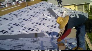 Time Lapse Northridge Delivery and Roof System GAF Timberline Natural Shadow Arctic White