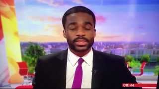 Ore Oduba Blooper Swears On Bbc Breakfast Tv Easter Sunday 2015 F Funny