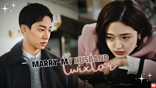 Baek Eun Ho and Yoo Hee Yeon  Marry my husband cute clips