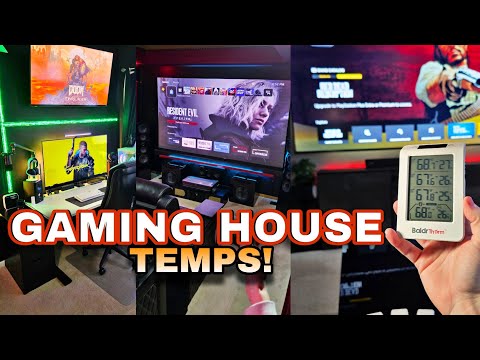I Have A Lot Of Gaming Setups... Let's Manage The Temps! - Thermo-hygrometer Review
