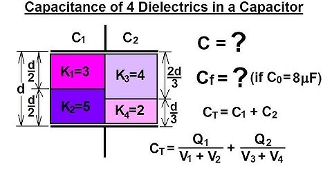 Physics 39   Capacitors (20 of 37) Find C of Capacitor with 4 Dielectrics