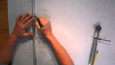 Making a 90 degree pipe connection template