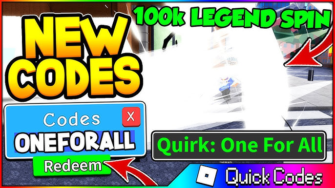 MY HERO MANIA 8 NEW LEGENDARY QUIRK SPIN CODES IN MY HERO MANIA