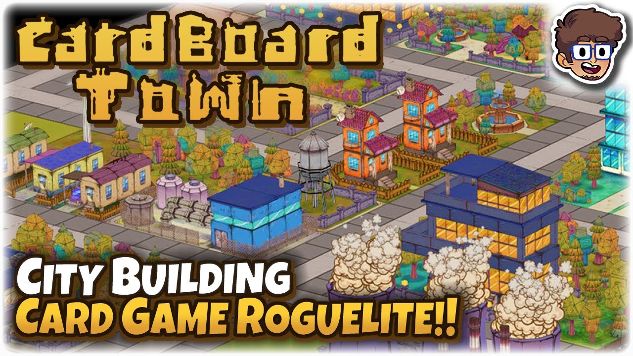 City Builder Card Game Roguelite!! | Let's Try Cardboard Town