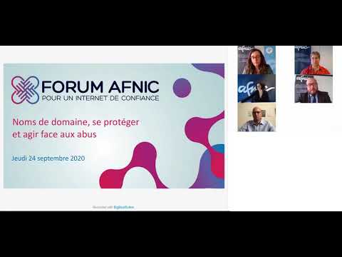 Présentation de l'Afnic et du Forum Afnic pour un Internet de confiance - Pierre Bonis