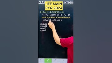 Q) If A(1, -1, 2), B(5, 7, -6), C(3, 4, -10) and D(-1, -4, -2) are the vertices of a quadrilateral