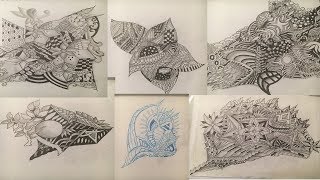 Zentangle Patterns for beginners: Evolution of My Zentangles Part 3
