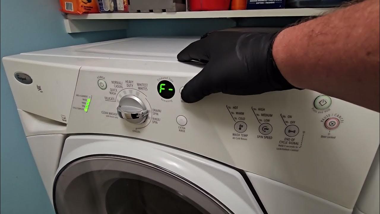 Whirlpool duet washer wfw8300sw04 diagnostic error codes and automatic