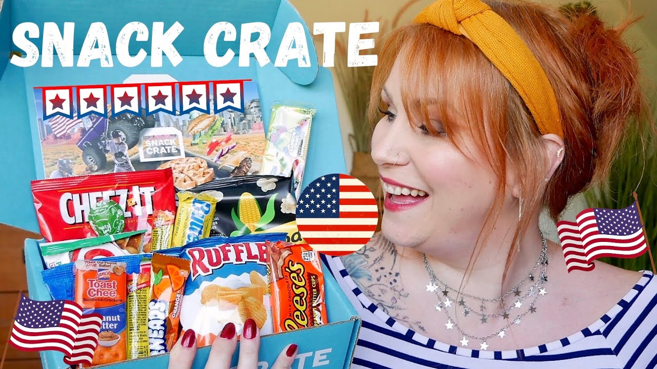 SNACK CRATE JUNE SNACKS FROM AROUND THE WORLD SUBSCRIPTION UNBOXING