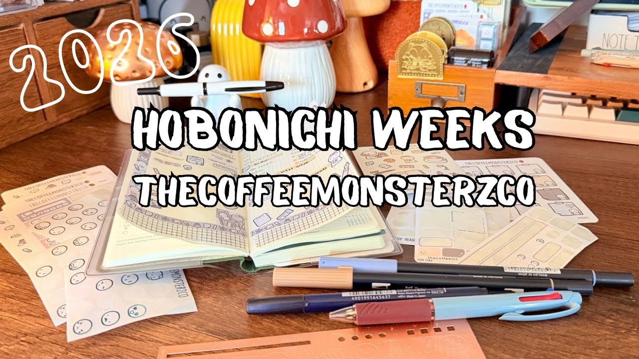 Hobonichi Weeks | Планируйте вместе со мной | TheCoffeeMonsterzCo