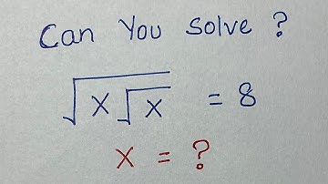 Nice Square root Simplification Maths Olympiad Problem | Can you solve?