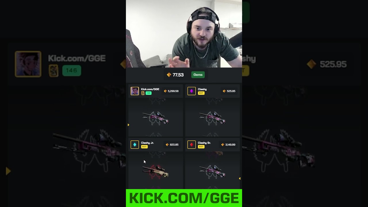 INSANE 7K CASE BATTLE WIN ON CLASHGG! 