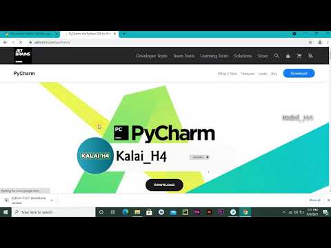 How to Download & Install Python and PyCharm IDE in Tamil | Kalai_H4 | Python | Link in Description.