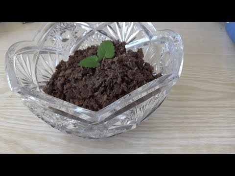 Грибная икра из сухих грибов