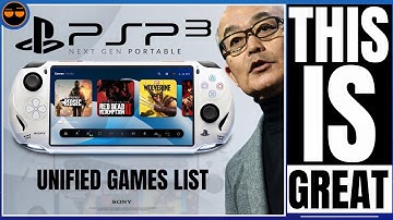 PLAYSTATION 5 -  LEAK : PSP 3 | PLAYSTATION 6 PORTABLE UNIFIED GAMES!? / NEW HORIZON 3 PS5 LAUNCH T…