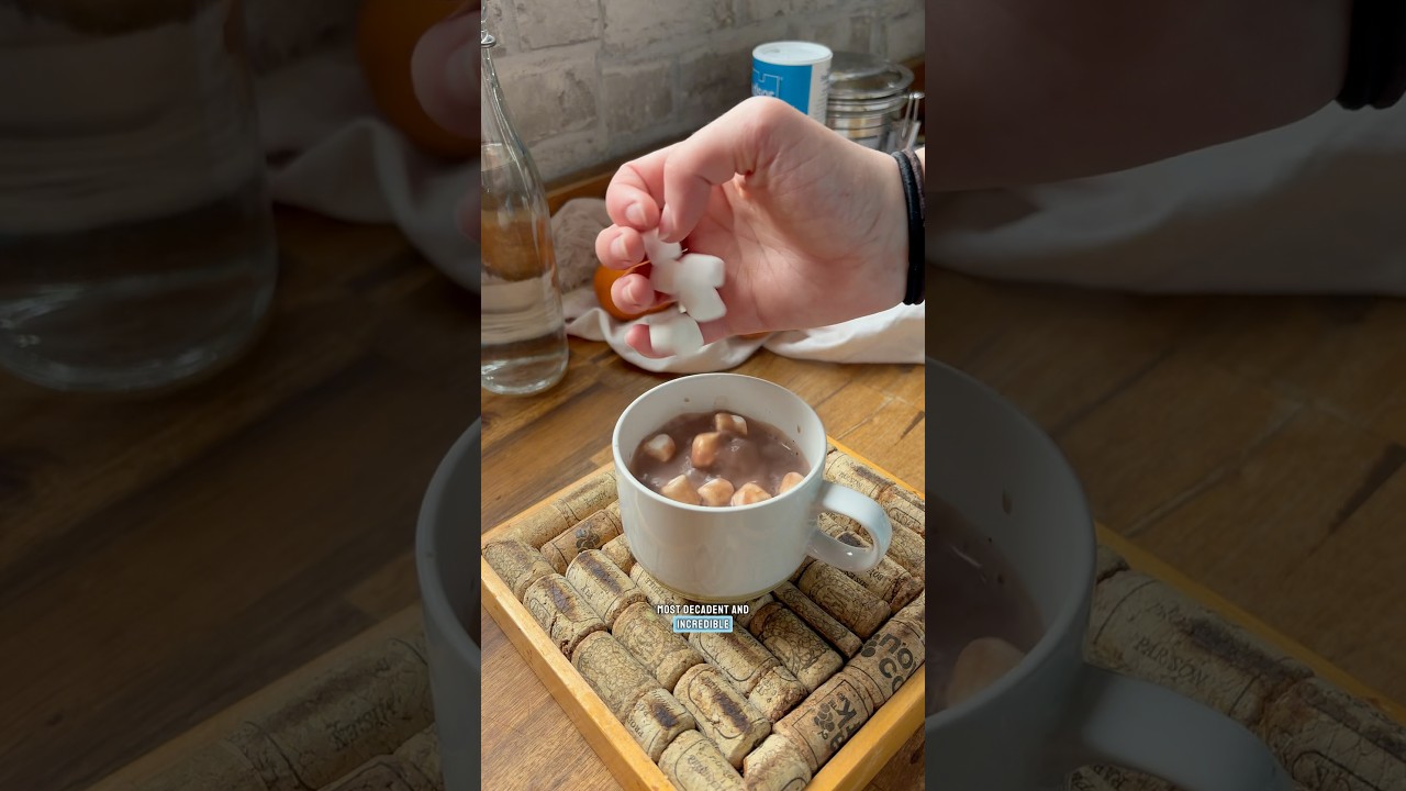 Апельсиновый горячий шоколад 🍊✨ 