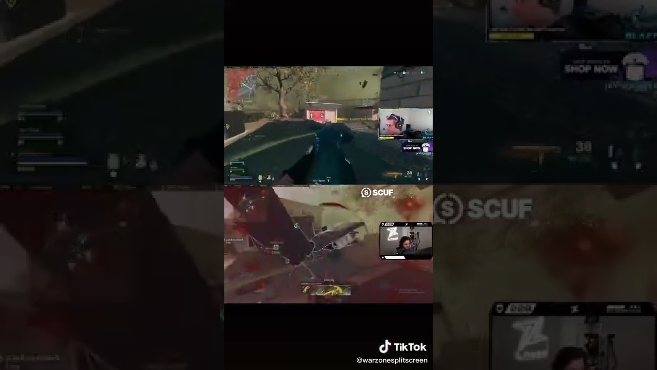 BLAZT VS ZLANER, TOMMEY, NEWBZ & SLATER - Warzone Split Screen - Call of Duty Pro Players Battle