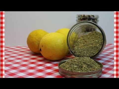 Salt Free Lemon Pepper & Herb Seasoning ~Salt Free Seasoning Recipe