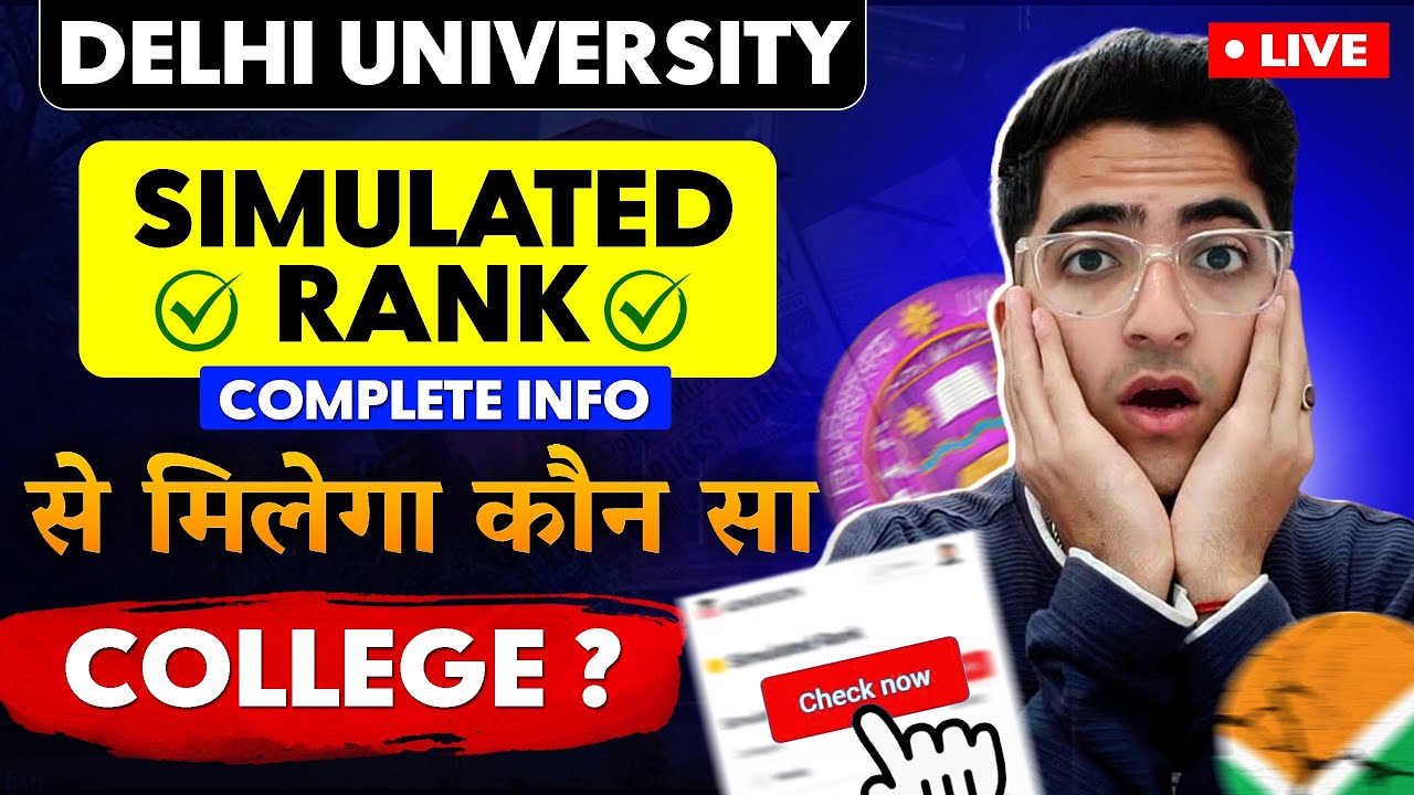 Delhi University Ranks Out ! Which college will you get in DU?