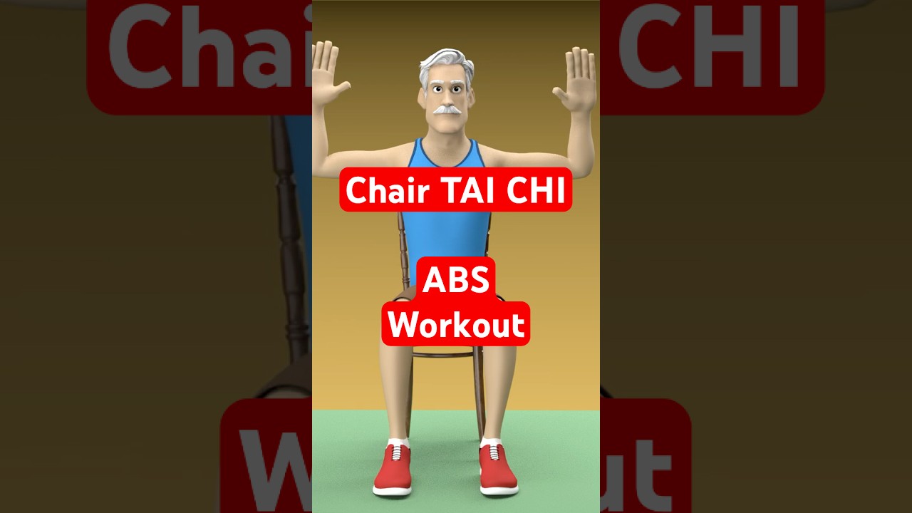 Stimulate Your Abs: Chair Tai  Workout #chairtaichi #chairworkout