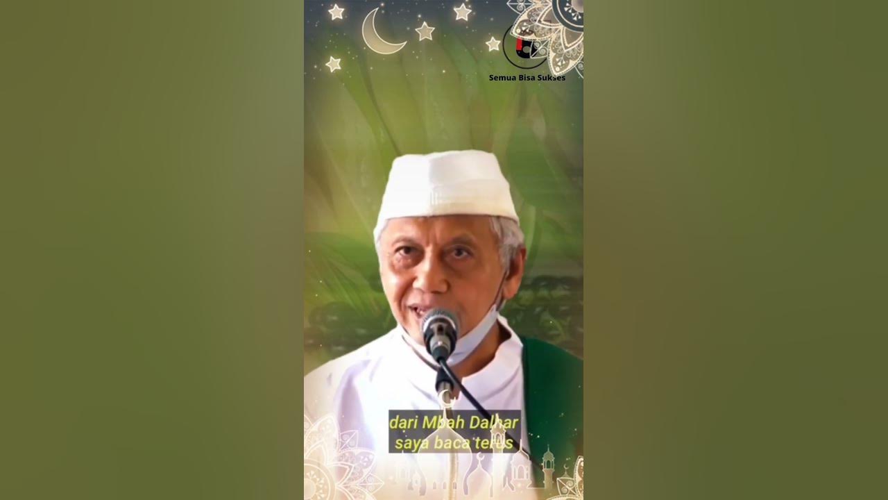 KH Achmad Chalwani  Ijazah Nabi Khidir  Allahumma ubat Ubet #shorts #