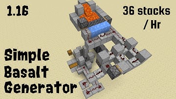Simple Basalt Generator Tutorial for 1.16