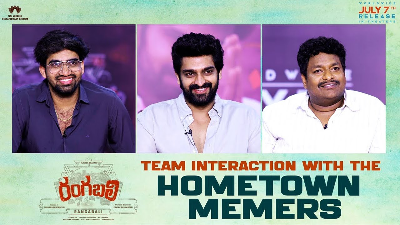 Rangabali Team Interaction With HomeTown Memers | Naga Shaurya | Satya | Pawan Basamsetti
