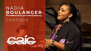 NADIA BOULANGER: Cantique